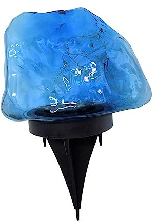 Holibanna 1Pezzi Giardino Solare in Pietra Per Esterni Luce Sepolta Per Giardino Design Elegante e Naturale Per Patios e Spazi Esterni