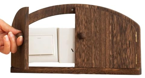 Mixnexorad s de sécurité pour prises électriques,Rustiques, Sécurisées pour et Décoratives | de porte de fée,pour intérieur appartement dortoir chambre salon salle de bain chambre bébé bureau