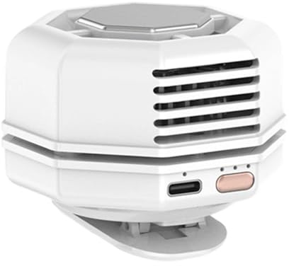 Tragbarer Ventilator zum Anklippen, 3 Geschwindigkeiten, verstellbar, um 360 Grad drehbar, kleiner Ventilator zum Anklippen, für Reisen, Camping, Schlafzimmer, Kreuzfahrt, Sommer, Outdoor, Golf, Auto