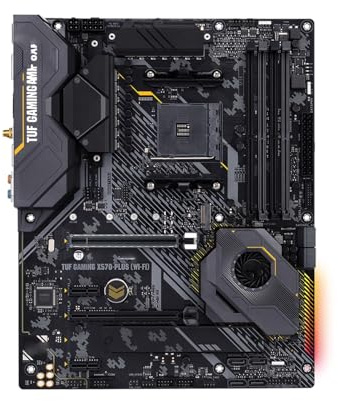 Motherboard Fit For ASUS X570 Motherboard With Ryzen 5 5600 CPU TUF GAMING X570-PLUS (WI-FI) 4xDDR4 M.2 NVME HDMI ARGB USBC AM4 Mainboard