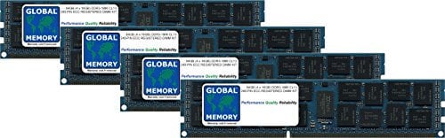 64 GB (4 x 16 GB) DDR3 1866 MHz PC3-14900 240-PIN ECC registriertes DIMM (RDIMM) RAM-Kit kompatibel mit Mac Pro (Ende 2013)