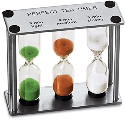 Lily's Home Perfect Tea Timer Sablier 3-4-5 minutes