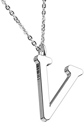 Mianova Damen Halskette Kette mit Buchstaben Anhänger