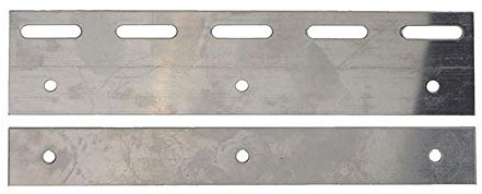 PVC Curtain Plate 200mm wide (pack of 10 plate)