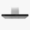 EAS ELECTRIC SMART TECHNOLOGY | EMRH908TX | Cappa aspirante | Cappa decorativa NoTouch | Larghezza 90 cm | Colore inox e vetro nero | Touch | 4 livelli | LED | 3 filtri a 5 strati lavabili