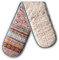 Maison d' Hermine Fair Isle 100% Cotton Double Oven Mitt BBQ Cooking Gloves Baking Grilling Microwave Barbecue Handling Hots & Pans Autumn/Winter (18cm x 89cm)