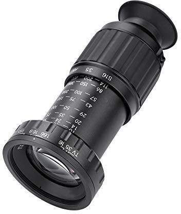 Yunir Camera HD Viewfinder, VD-11X Optical Glass Micro Director's Scene Viewer 37mm Standard Filter Thread Film/Video View Finder, for Most Film and TV Formats