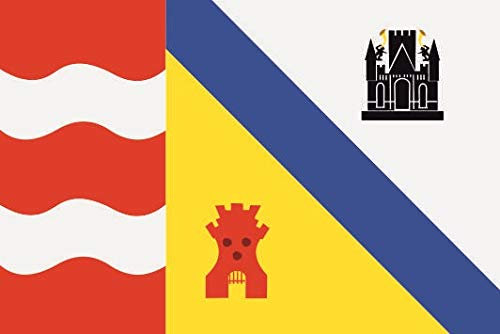 U24 Aufkleber Sluis (Niederlande) Flagge Fahne 8 x 5 cm Autoaufkleber Sticker