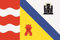 U24 Aufkleber Sluis (Niederlande) Flagge Fahne 8 x 5 cm Autoaufkleber Sticker