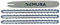 Nemura 45 cm Guida e set di 3 catene per motoseghe - Compatibile con Stihl MS250, MS250C, MS251, MS251C, 025-68 Drives - Passo 325 - Calibro 1,6 mm - Ricambi - Marca francese