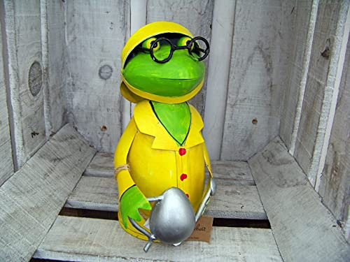 Gwenys Haus Zaunhocker Regen Frosch Gießkanne