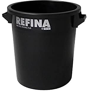 Refina X-2 Black Mixing Bucket Plaster Mixing Bucket Mixing tub for Plaster (35 Litre)