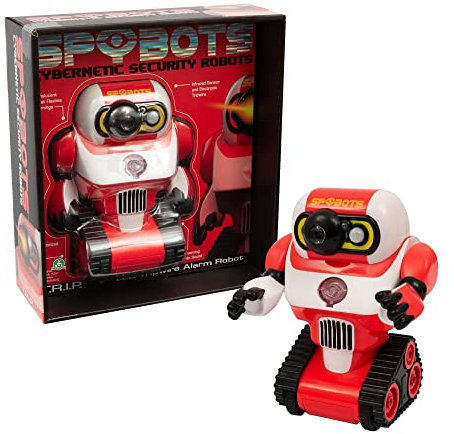 Giochi Preziosi Spy Bots PYB02000 - Potente Robot con Tira LED con él a tu Lado estarás Seguro, para niños a Partir de 6 años