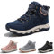 ARRIGO BELLO Donna Stivali da Neve Invernali Scarpe Allineato Pelliccia Caloroso Caviglia Piatto Stivaletti Sportive Boots Escursionismo 36-41 (S Blu, taglia 38)