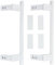 easyPART Compatible avec EUROPART 10081428 Lot de 2 poignées de porte + partie congélateur comme LIEBHERR 9086742 pour réfrigérateur Combinaison de 2 pièces