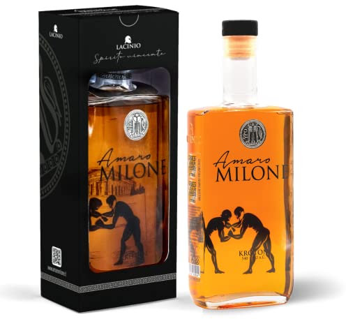 Amaro Milone 70 cl con Astuccio – Liquore Digestivo alle Erbe (35% Vol.) – Confezione Regalo per chi Ama Sapori Decisi e Tradizione Italiana