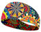 Kuiaobaty Buntes Boho-Stirnband für Damen, Yoga, Sport, ethnisches Marokko-Blumenmuster, Herren-Schweißbänder für Basketball, Fußball, Tennis