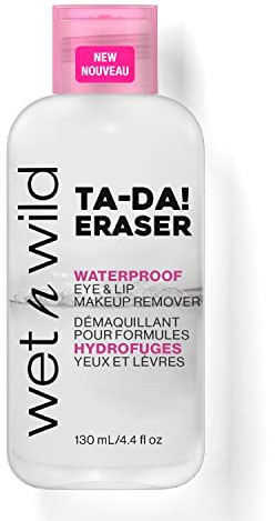 Wet n Wild TA-DA! Make Up Entferner, Cleanser/Gesichtsreinigung zum Entfernen von wasserfestem Augen- und Lippen Make-up, silikonfrei, 130 ml