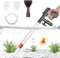SSRIVER Set di Pulizia della Ghiaia dell'acquario, Veloce pulitore per Acquario, con aspirapolvere a sifone per Cambio dell'Acqua, Pompa di Pulizia con Pulsante di Pressione dell'Aria (B-09)