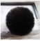 Yurosiay 11 Stück 12cm Groß Kunstfell Bommel DIY Bunt Fellbommel Weich Flauschig Kunstfell Pompon Süße Fellpompon für Mützen Schlüsselanhänger Schals Handschuhe Taschen Zubehör Schwarz