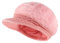 MK MATT KEELY Schirmmütze Winter Damen Baskenmütze Newsboy Warm Wolle Barett Cap Damen Ballonmütze mit Visier,Rosa