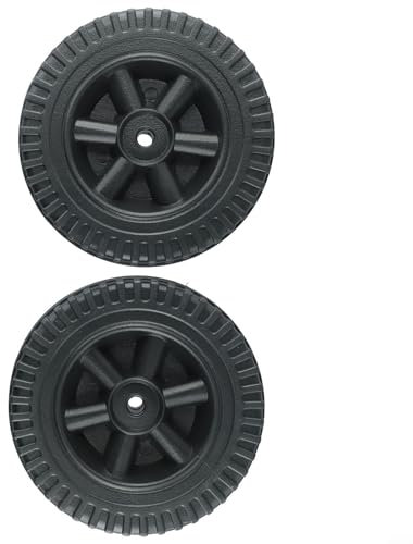 AIDNTBEO Ruote di ricambio per griglie a gas e altre marche, da 15,2 cm, 2 pezzi, ruote per forno e barbecue, colore nero