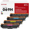 069H 069 Toner Set Kompatibel für CRG 069H 069 imageCLASS für Canon i-sensys mf752cdw Toner MF754cdw MF751Cdw MF753Cdw MF756Cx LBP673Cdw LBP674Cdw LBP674Cx (Schwarz Cyan Magenta Gelb 4 Pack)