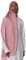 Voile Chic Atmungsaktiver Modal-Hijab-Schal für Damen – hochwertiges leichtes Kopftuch, Dusty Rose, Standard