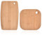 Set di 2 mini taglieri in legno, piccolo tagliere quadrato, mini tagliere per salsicce, piccolo set di taglieri da cucina