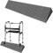 Threshold Ramps, Wheelchair Ramp Non-Slip, for Doorways, Stairs, Steps, Curbside, and Mobility Scooters - Gray, 100cm/39.4in Length
