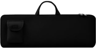 KronosRising Keyboard Sleeve Travel Case for Logitech Mk270 Wireless Keyboard Compact Mouse Combo Rugged Neoprene Construction Zipper Mouse Storage and Cable Storage Pouch (Black)