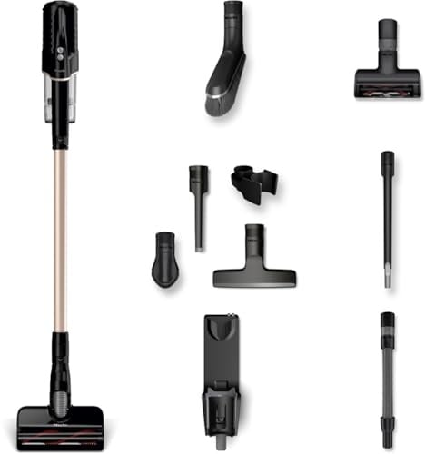 Miele Duoflex HX1 Total Care Aspirapolvere senza fili, Plastica, 2 velocità, ossidiana nera
