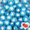 EinsSein Herzbonbons blau-hellblau-weiss Kindergeburtstag | 2kg handgemachte Rocks Bonbons | Gastgeschenke bayrische Hochzeit Taufe Geburtstag Jungen Kommunion | Süßigkeiten Schatztruhe