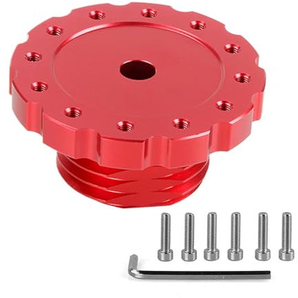 Steering Wheel Adapter, Racing Simulator Hub, 3.58x2.17 inches Quick Release Design, Aluminum Alloy Accessory, Gaming Steering Adaptor for Home Simulation, Esports Setup