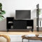 WSJHUHK Mobili,Centri Intrattenimento & Porta Tv,Mobile TV Nero 100x35x55 cm Legno Ingegnerizzato