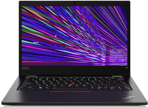 Lenovo Thinkpad L13 Gen 1 Business Laptop, Notebook 13.3 pollici, Intel Core i5-10310U, 16GB DDR4 RAM, 256GB SSD, tastiera QWERTY, Windows 11 Pro (ricondizionato)