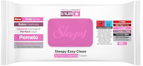 Sleepy Easy Clean Multi Surface Cleaning Wet Wipes - Pomelo 100pcs (1)