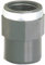 Raccord PVC pression noir droit - F 3/4 - Ø 25 mm - Girpi