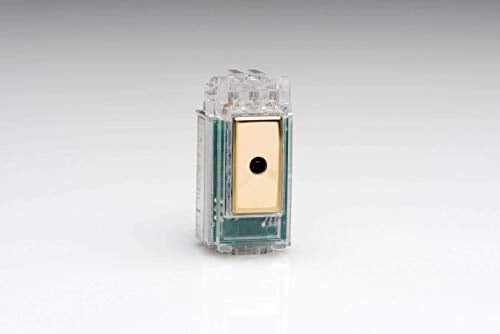 Varilight 1-Way Remote/Tactile Touch Control Master LED Dimmer 1 x 0-100W (1 Grid Space) Brass
