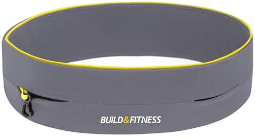 Build & Fitness Lauf Gürtel Damen und Herren, Flip-Taille Gürteltasche, Schlüsselclip - Handytasche Passend für iPhones, Samsung