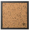 Bi-Office, Memoboard B&W, Kork mit schwarzen EVA-Einsätzen, Schwarzer MDF-Rahmen, 45x45cm