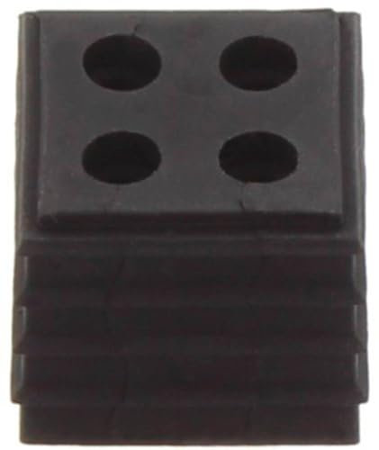 CONTA-CLIP 28672.4 Kabeldurchführungssystem Kdsclick, Dichtelement KDS-De 4x5 BK, Montageart: Stecken, Länge x Breite: 20, 3 mm, Kabeldurchmesser Max.: 5 mm, IP 66, Farbe: schwarz, 10 Stück