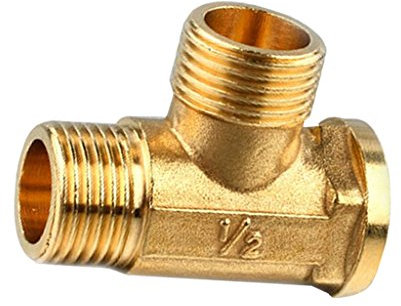Sharplace Raccord En Té Mâle En Laiton Femelle à 3 Voies, 1/2 '', épaissi