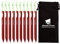 GEERTOP Camping Zelthering Zelt Heringe Aluminium Zelt-Kleinteile 10 Pack Y-förmige Wirbel für Zeltplane,Camping, Strand,andern Bergsteigen,Geeignet für die Meisten Bodentypen (Rot)