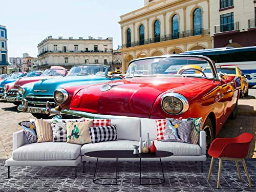 Oedim Vinyl and Wallpaper for Old Cars | Photo Mural for Walls | Decorative Vinyl | Mural | Wallpaper | Decoration for Dining Rooms, Living Rooms, Rooms 350x250cm