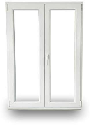 JeCo Balkontür Terrassentür Kunststoff Stulptür - 70mm Tiefe - 3-Fach-Verglasung 2 flügelig - BxH: 1800x2100mm DIN Rechts - Sondermaße möglich