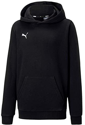 PUMA Jungen teamGOAL 23 Casuals Hoody Jr Pullover, Black, 140