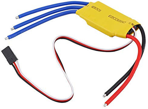 ICQUANZX 30A RC Brushless Motor Elektrischer Drehzahlregler, Brushless Motor Drehzahlregler ESC, für RC BEC ESC T-rex 450 V2 Hubschrauberboot