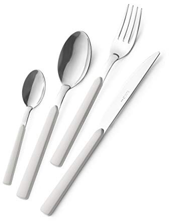EME POSATERIE SET POSATE FAST BIANCO 19 24 PZ CONFEZIONE BARATTOLO