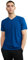 DANISH ENDURANCE Camiseta de Algodón Orgánico para Hombre de Manga Corta, Cuello Redondo o en V…, Cuello en Pico - Azul Brillante, L